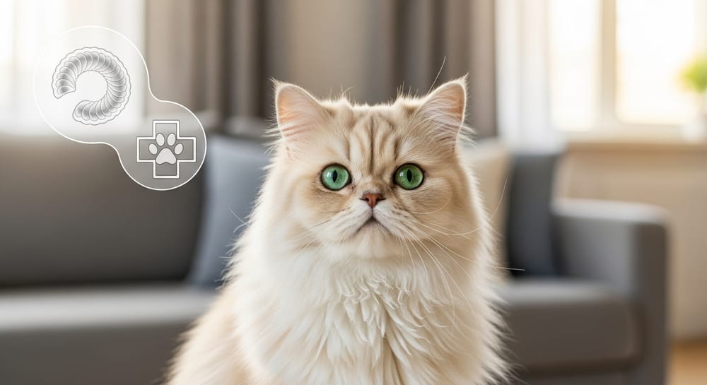 نحوه تشخیص و درمان انگل‌های داخلی گربه پرشین