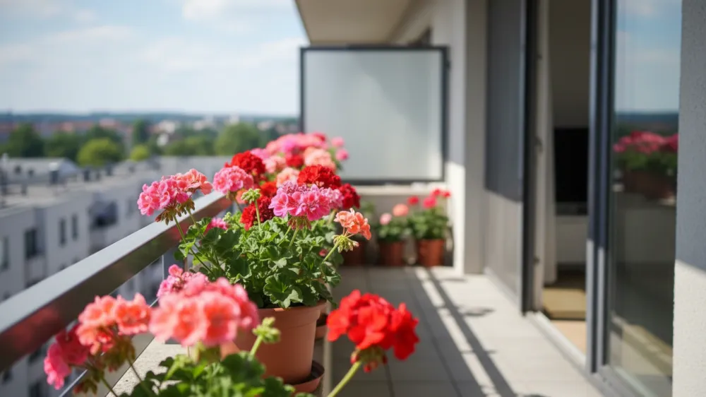 چه کار کنم شمعدانی در بالکن گل بدهد؟