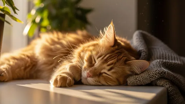 ۱۰ دلیل تنبلی گربه و ۷ راهکار طلایی برای افزایش فعالیت او