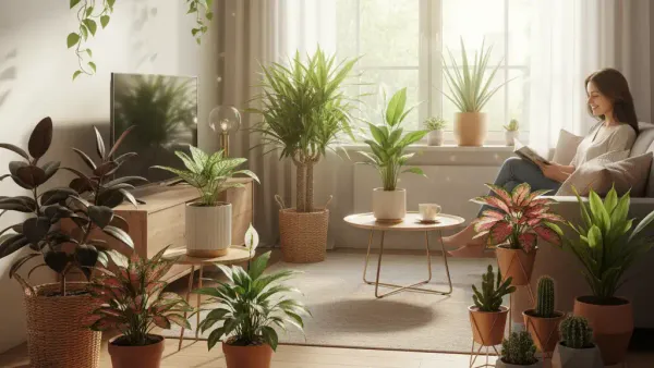 ۱۰ گیاه مناسب برای خانه‌های آپارتمانی