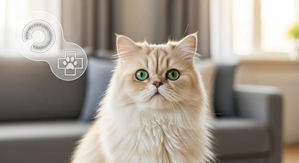 نحوه تشخیص و درمان انگل‌های داخلی گربه پرشین