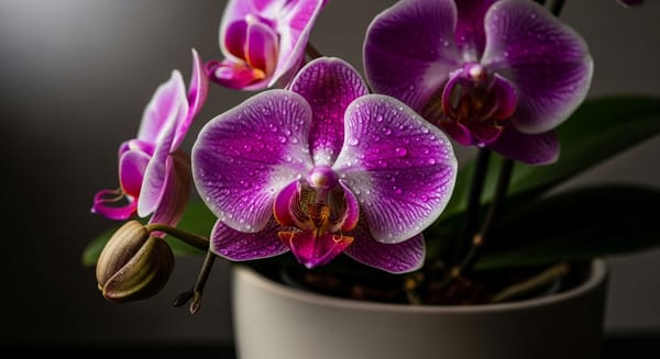 ارکیده، حساس اما باشکوه: راهنمای کامل نگهداری، آبیاری و تامین رطوبت