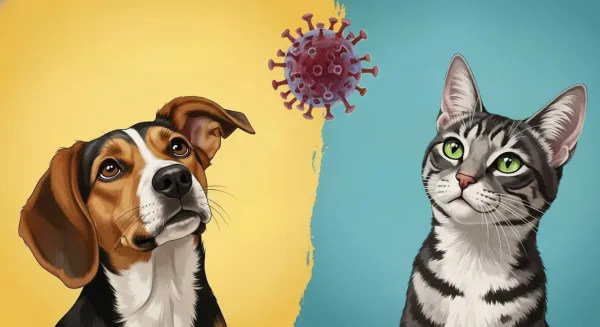 آیا سگ یا گربه من آنفولانزای شایع انسانی را می‌گیرد؟