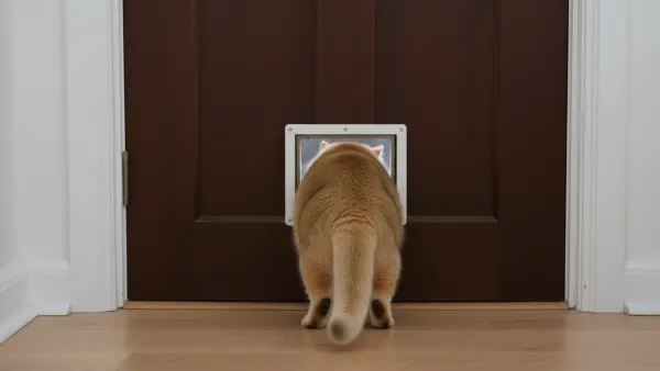 راهنمای نصب و آموزش درب گربه (کت فلپ) بدون دردسر!