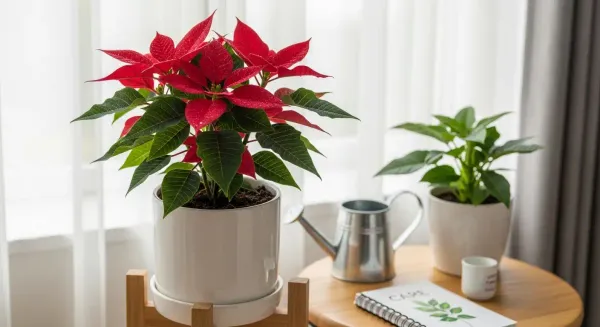 آبیاری بنت قنسول پس از کریسمس: نگهداری دقیق و حرفه‌ای