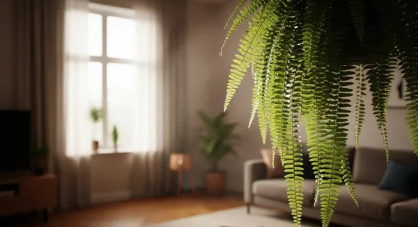 راز رطوبت ایده‌آل: راهنمای کامل نگهداری سرخس بوستون در آپارتمان