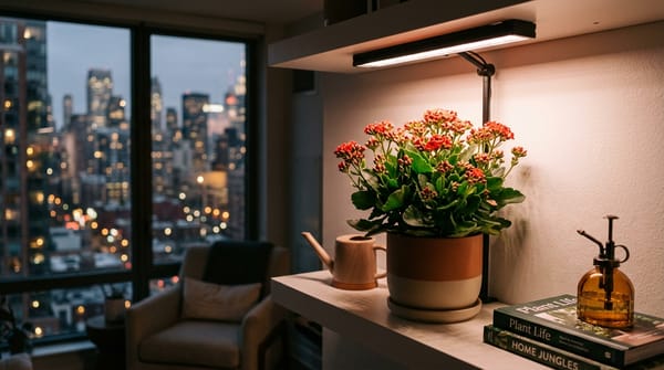 نور مصنوعی مناسب برای گیاه آفتاب دوست کالانکوئه